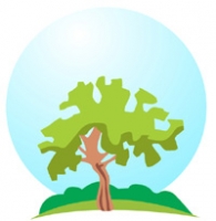 Vector tree logo